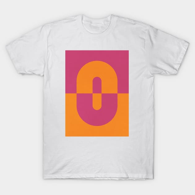 Simple Geometric Shapes - Mid Century 1 T-Shirt by Colorable